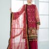ALIZEH CHIFFON – SURKH