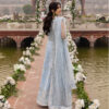 Sonia Umer Embroidered Net Suits Unstitched 3 Piece – Vintage Light Blue - Image 2