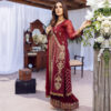 Laal Gulaab – Embroidered Silk Net Unstitched 3Pc Suit - Image 2