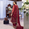 Laal Gulaab – Embroidered Silk Net Unstitched 3Pc Suit - Image 3