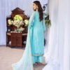 Ainaa – Embroidered Silk Net Unstitched 3Pc Suit - Image 2