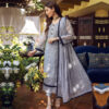 Gul-E-Bulbul – Embroidered Silk Net Unstitched 3Pc Suit - Image 3