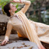 ROHEENAZ - Magnolia | 3 PC Unstitch Lawn - Image 2