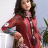 ROOHENAZ - Papaya Bliss | 3 Piece Unstitch Lawn - Image 5