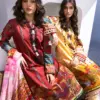 ROOHENAZ - Papaya Bliss | 3 Piece Unstitch Lawn - Image 4