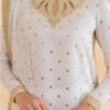 JAZMIN EMBROIDERED RAW SILK – UR – 7020 - Image 3