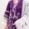 SABLE (SHIREE) LAWN - PLUM ORCHID - Image 7