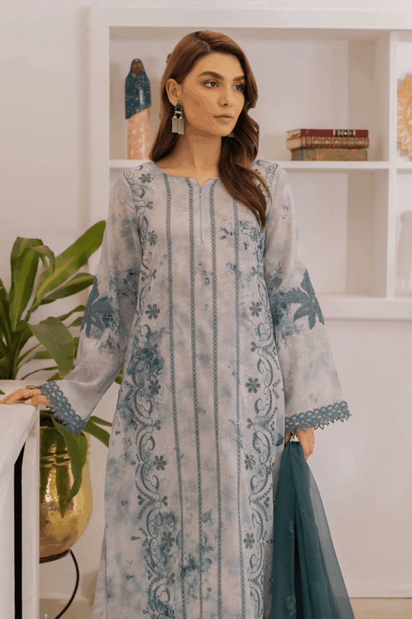IZNIK (DASTAAN) PREMIUM LAWN - IDL 07 FURAT - Image 5
