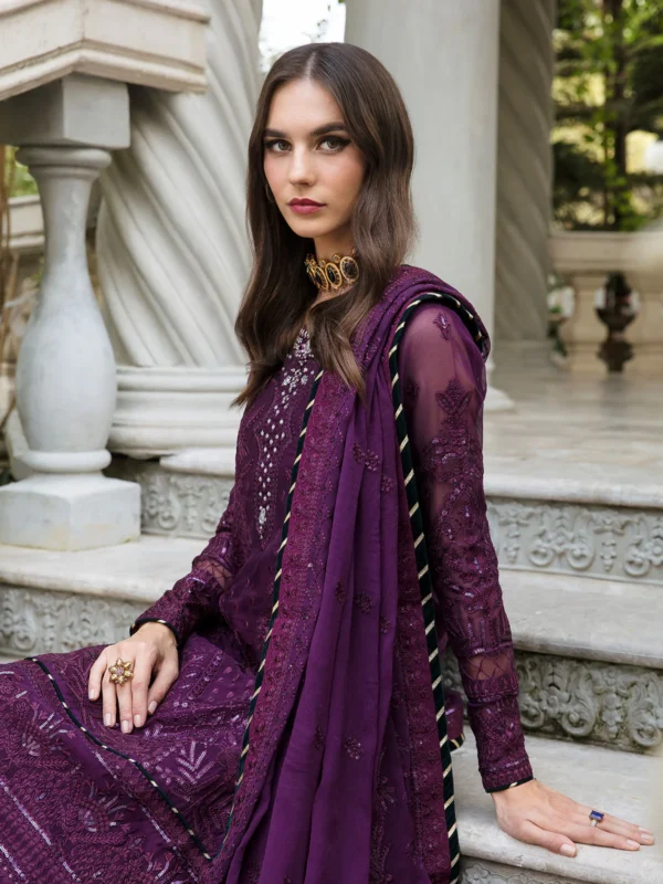 GULAAL EMBROIDERED CHIFFON - EMIRA 02 - Image 4
