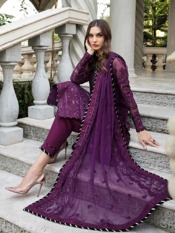 GULAAL EMBROIDERED CHIFFON - EMIRA 02 - Image 3
