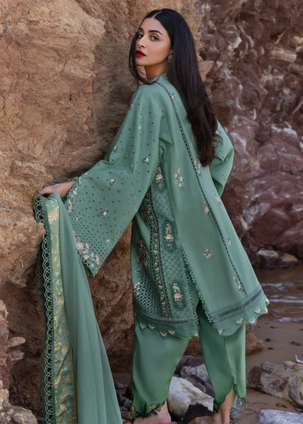 CRIMSON LUXURY LAWN - PARSI THREADS - Image 4
