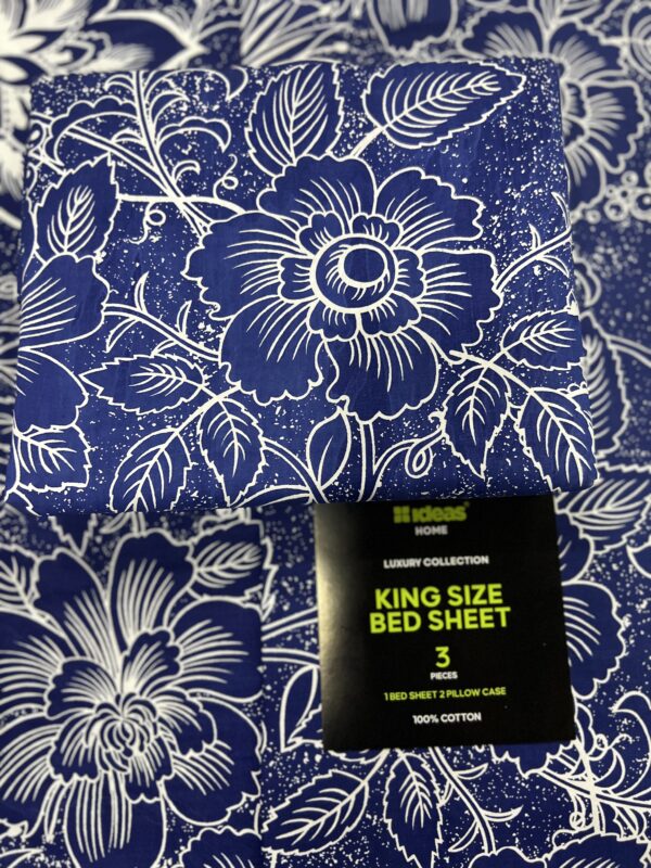 Gulahmed Luxury King Size Bedsheet (100% Pure Cotton) – GLB-11