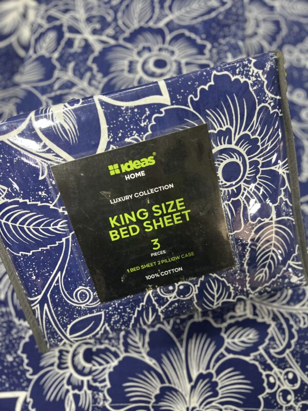 Gulahmed Luxury King Size Bedsheet (100% Pure Cotton) – GLB-11 - Image 2