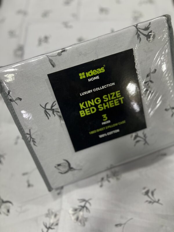 Gulahmed Luxury King Size Bedsheet (100% Pure Cotton) – GLB-12 - Image 2