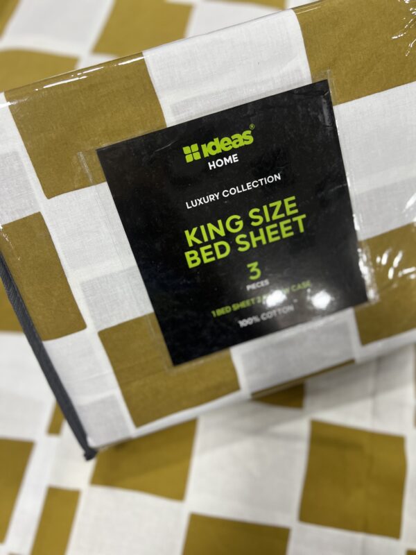 Gulahmed Luxury King Size Bedsheet (100% Pure Cotton) – GLB-15 - Image 2
