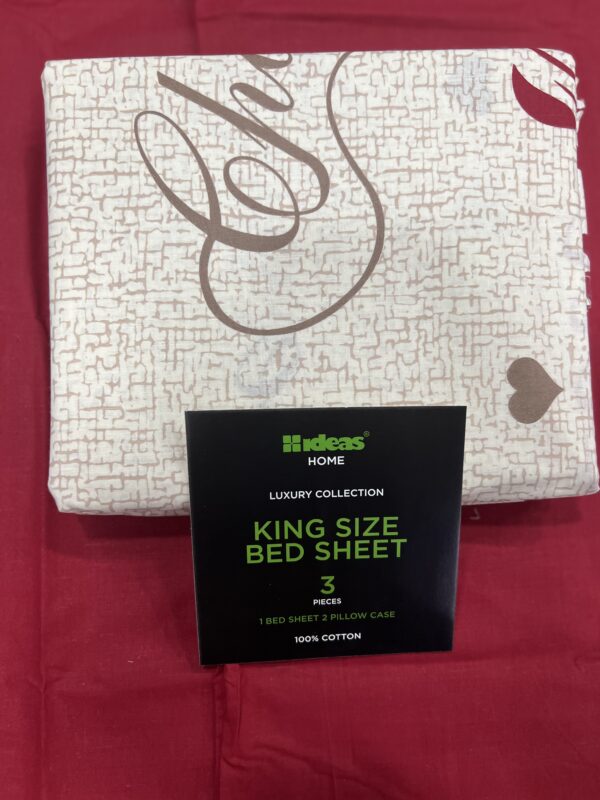 Gulahmed Luxury King Size Bedsheet (100% Pure Cotton) – GLB-23