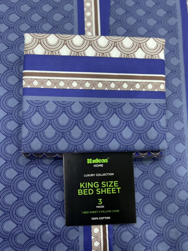Gulahmed Luxury King Size Bedsheet (100% Pure Cotton) – GLB-25