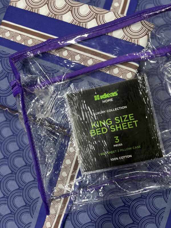 Gulahmed Luxury King Size Bedsheet (100% Pure Cotton) – GLB-25 - Image 2