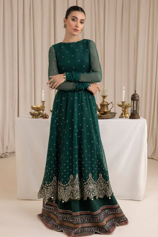 BAROQUE EMBROIDERED CHIFFON - UC - 3016 - Image 5