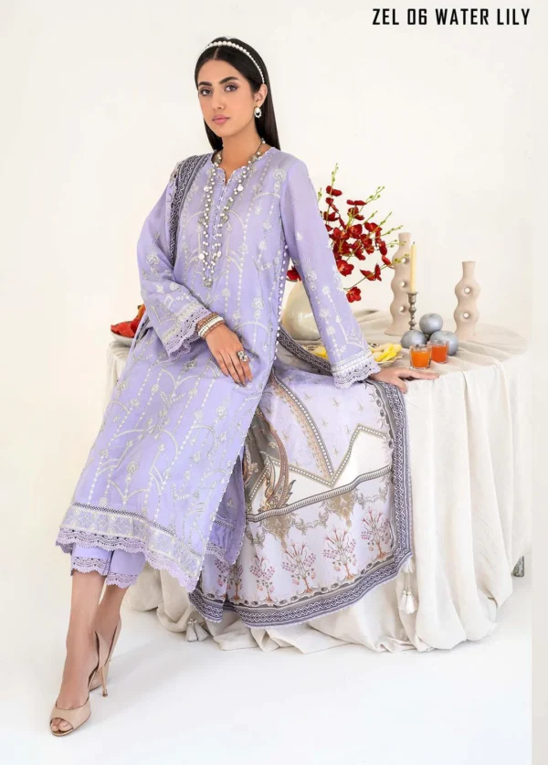 ZARIF LUXURY ZEL-06 WATER LILY - Image 3
