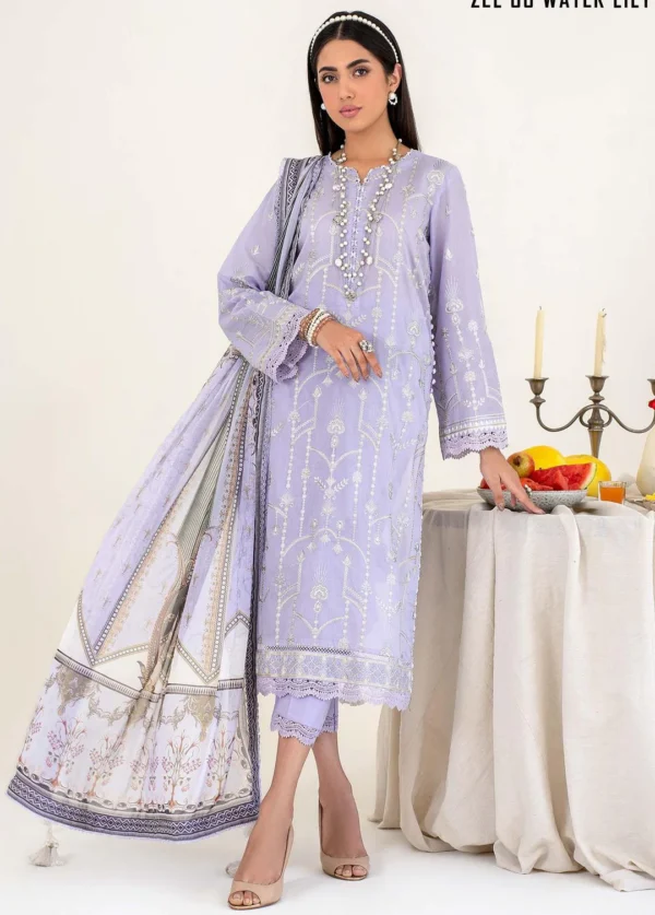 ZARIF LUXURY ZEL-06 WATER LILY