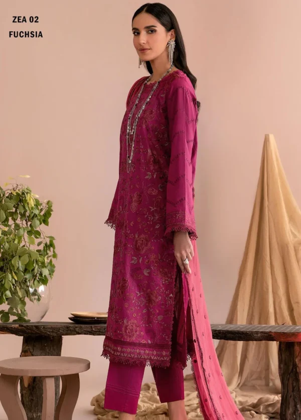 ZARIF LUXURY ZEA-02 FUCHSIA - Image 3