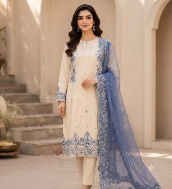 ALKARAM LAWN - SF-9-26-PASTEL YELLOW